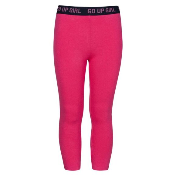 NWT Losan navy fleece dress with print and fuchsia fleece leggings set - Picture 3 of 7